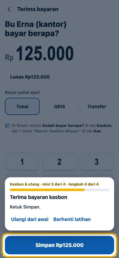 Langkah 4: Ketuk Simpan.